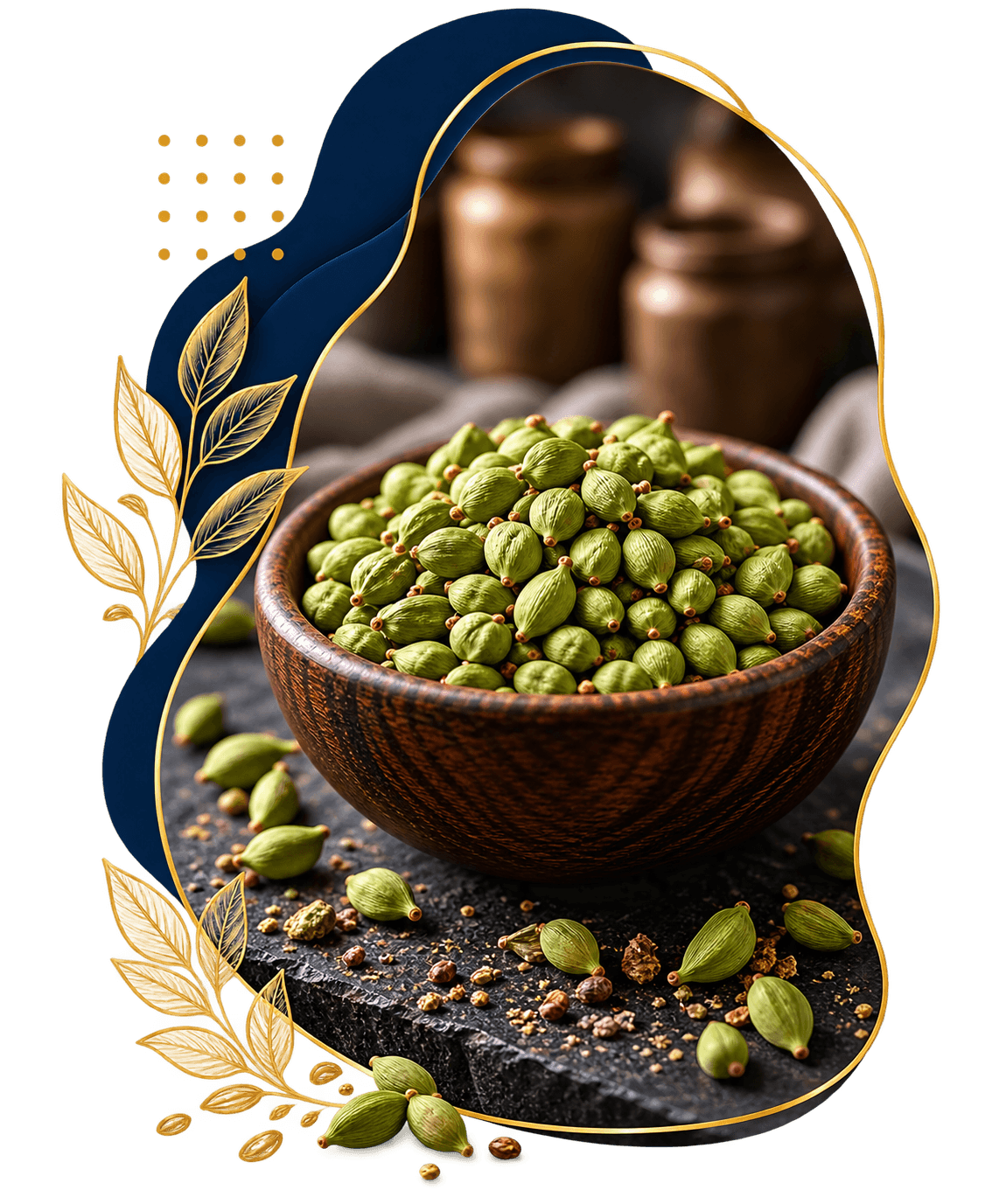 Premium green cardamom spice sourcing from local farms